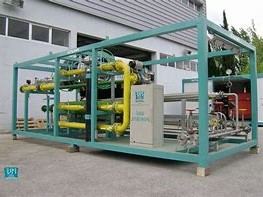 Impianto di distribuzione e utilizzo di gas naturale (GN) in una azienda industriale